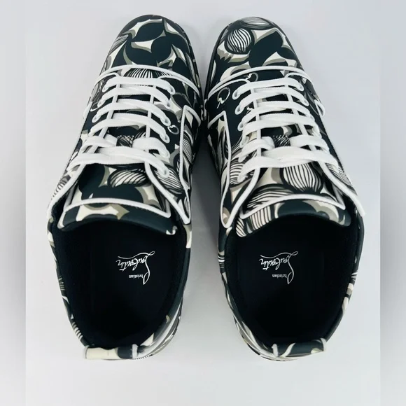 CHRISTIAN LOUBOUTIN Louis Junior Orlato Flat Petunia Sneakers EU 44.5 - US 11.5 - Picture 9 of 12